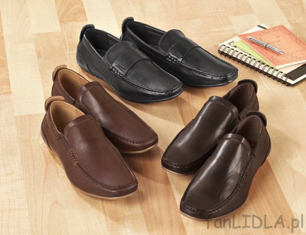 Buty męskie, cena 43,99PLN. Pantofle - mokasyny
- modne mokasyny z ozdobnymi szwami
- ...