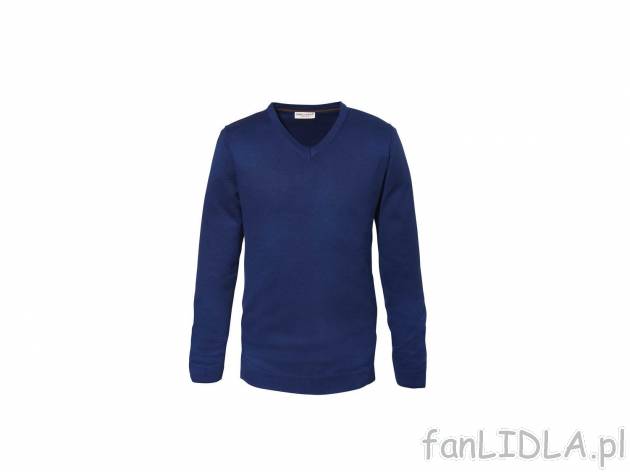Sweter męski z wycięciem w serek , cena 34,99 PLN 
- rozmiary: M-XXL (nie wszystkie ...