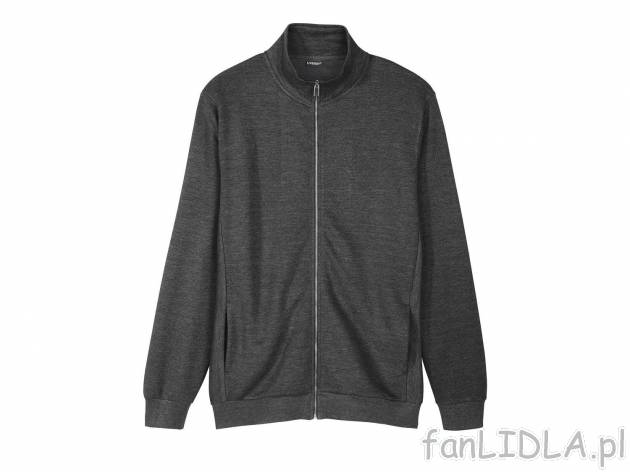 Bluza męska zapinana na zamek i z praktycznymi kieszeniami po bokach , cena 44,99 ...