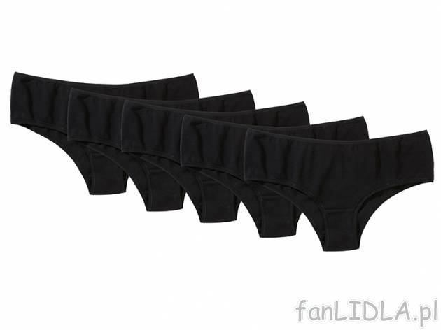 Majtki typu hipster 5 par Jolinesse, cena 27,99 PLN za 1 opak. 
- materiał: 95% ...