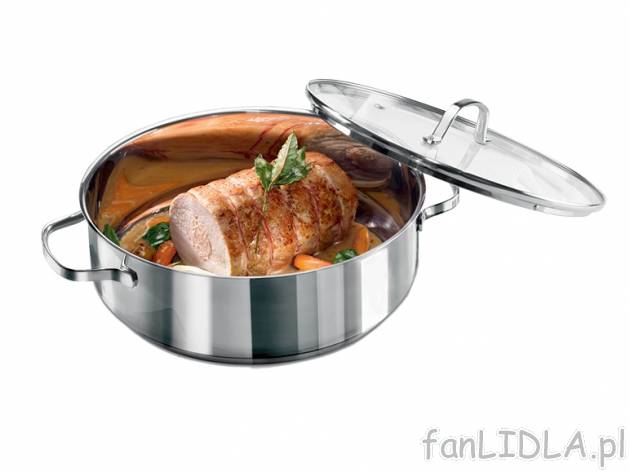 Indukcyjna patelnia 28 cm do pieczenia i serwowania Ernesto, cena 99,00 PLN za 1 ...