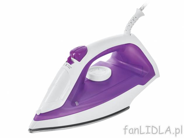 Żelazko parowe 1800 W , cena 39,99 PLN 
- podstawa ze stali szlachetnej
- funkcja ...