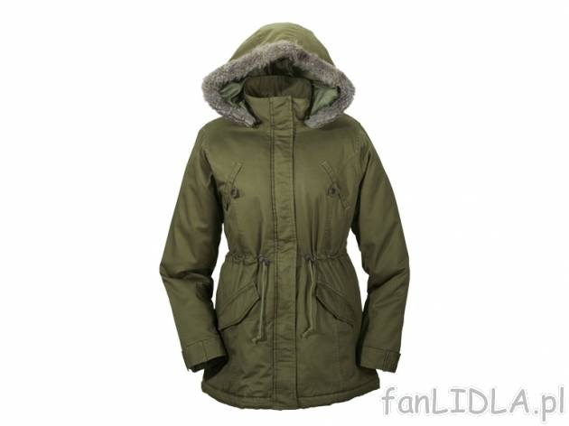 Kurtka typu parka Esmara, cena 89,90 PLN za 1 szt. 
- ciepło watowana
- zapinana ...