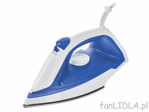 Żelazko parowe 1800 W , cena 39,99 PLN 
- podstawa ze stali szlachetnej
- funkcja ...