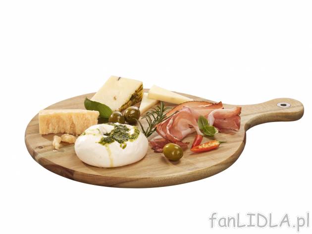 Deska z drewna akacjowego , cena 34,99 PLN  
-  ok. 40 x 30 cm