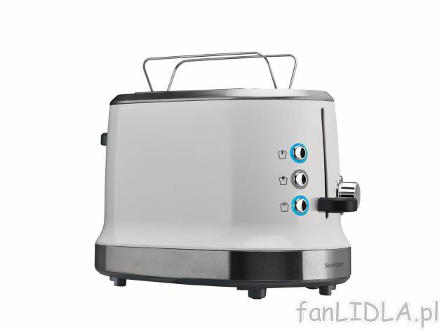 Toster 950 W , cena 79,00 PLN za 1 szt. 
- z nasadką do opiekania bułek
- funkcja ...