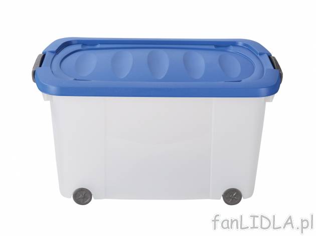 Pojemnik na kółkach , cena 29,99 PLN  
-  pojemność: 45 l