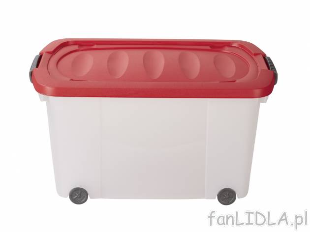 Pojemnik na kółkach , cena 29,99 PLN  
-  pojemność: 45 l