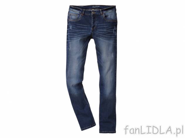 Jeansy Slim Fit , cena 42,99 zł za 1 para 
- rozmiary: 48-54
- optymalne dopasowanie ...