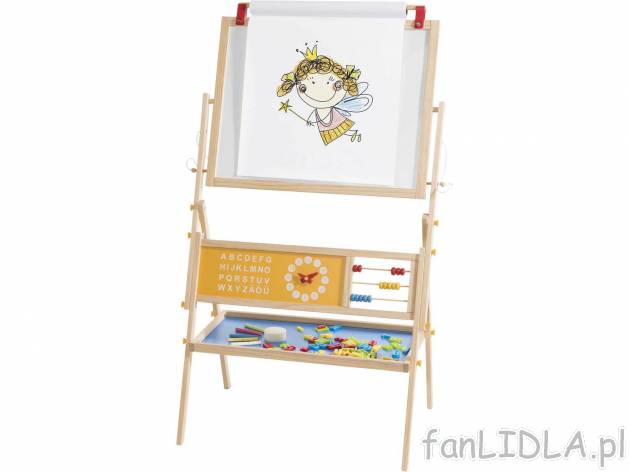 Dwustronna tablica stojąca , cena 79,90 PLN 
- ok. 68,5 x 119 x 44 cm (szer. x ...