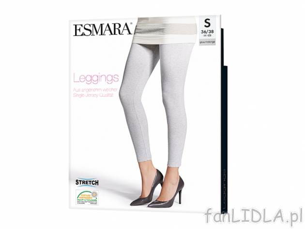 Legginsy Esmara, cena 17,99 PLN za 1 para 
- 2 kolory do wyboru 
- rozmiary: S-XL ...