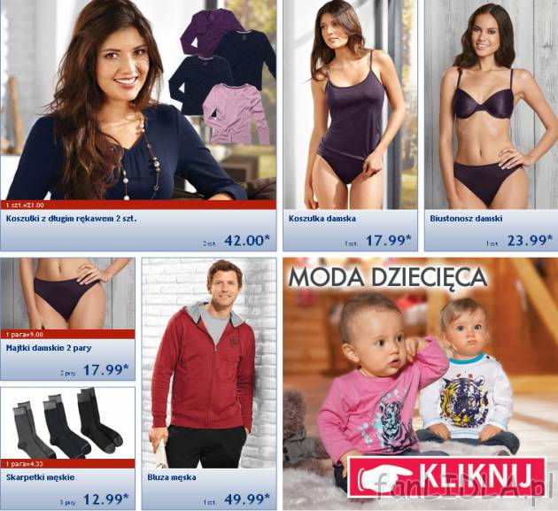 Bielizna damska w Lidl