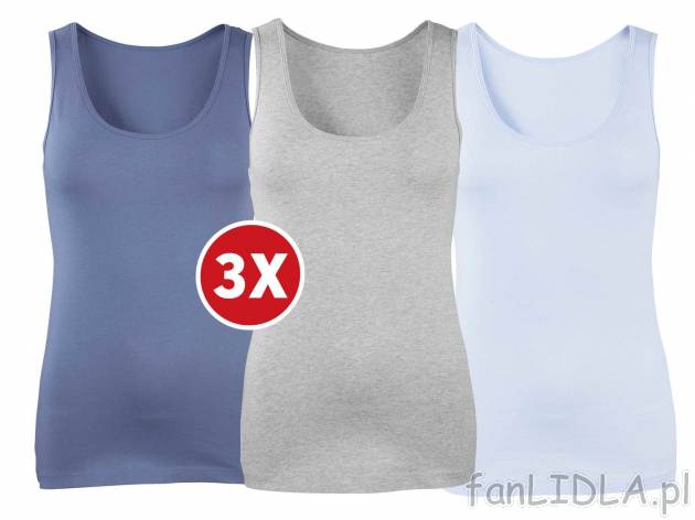 Podkoszulki, 3 szt. , cena 29,99 PLN  
-  rozmiary: S-XL
