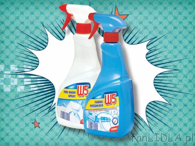 Odplamiacz w sprayu lub odświeżacz do tkanin , cena 5,99 PLN za 750 ml/ 1 szt., ...