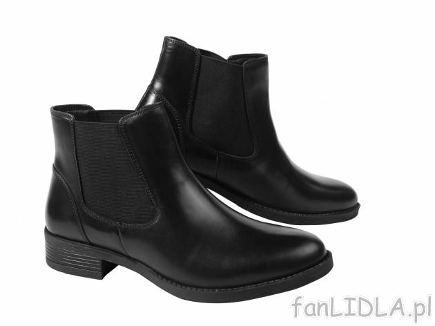 Buty skórzane za kostkę , cena 99,00 zł za 1 para. Do wybory 5 różnych wzorów: ...