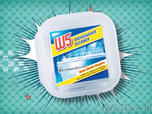 Saszetki do pielęgnacji zmywarek , cena 7,99 PLN za 5x25 g/1 opak., 100g=6.39 
- ...