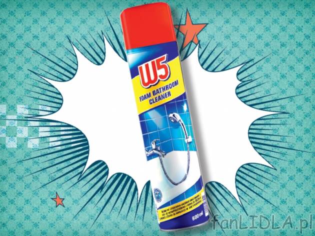 Pianka do mycia okien lub spray do łazienki , cena 6,99 PLN za 600 ml/1 opak.,1l=11.65 ...