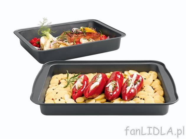 Komplet 2 form do pieczenia i zapiekania Ernesto, cena 34,99 PLN za 1 opak. 
- wysokojakościowe ...