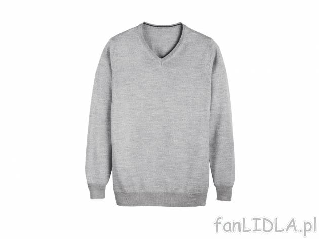Sweter z wełną merino , cena 49,99 zł za 1 szt. 
- zawartość wełny 50%
- ...