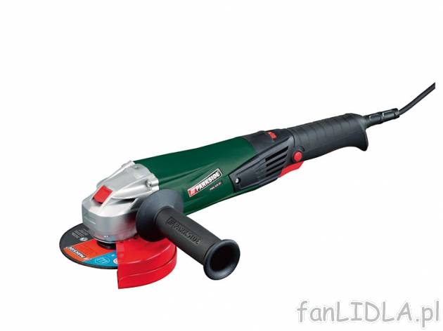 Szlifierka kątowa 1200 W Parkside, cena 99,00 PLN za 1 opak. 
- obroty od 3000 ...