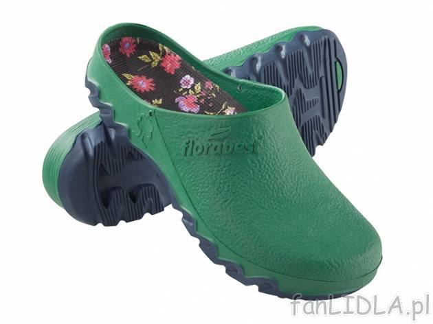 Chodaki ogrodowe Florabest, cena 19,99 PLN za 1 para 
- z wyjmowaną wkładką z ...