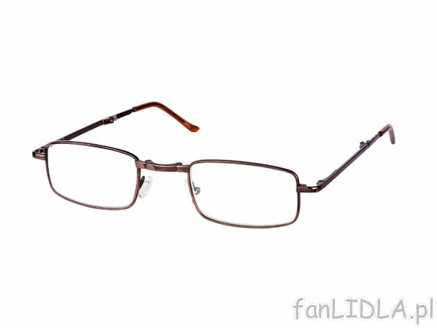 Składane okulary do czytania , cena 9,99 PLN za 1 opak. 
- w twardym etui 
- ...