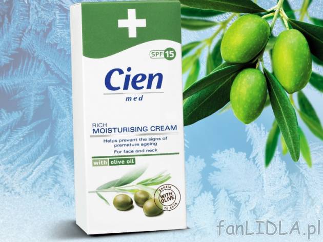 Intensywny krem nawilżający z oliwą z oliwek , cena 9,99 PLN za 75ml, 100ml = ...