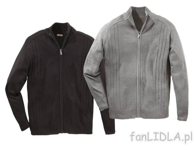 Sweter rozpinany Livergy, cena 39,99 PLN za 1 szt. 
- miękko układający się
- ...
