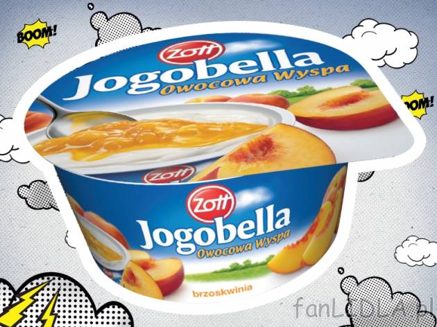 Zott Jogobella , cena 1,49 PLN za 150g, 100g = 0,99 PLN.  
-  różne rodzaje