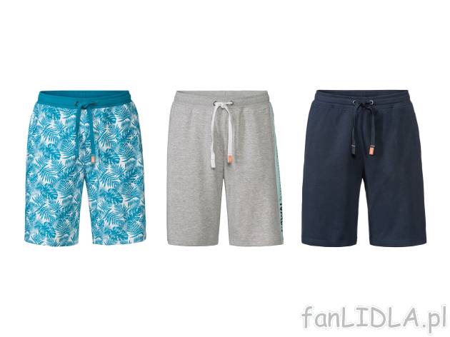 LIVERGY® Szorty męskie , cena 34,99 PLN 
 
- rozmiary: S-XL*
- wysoka zawartość ...
