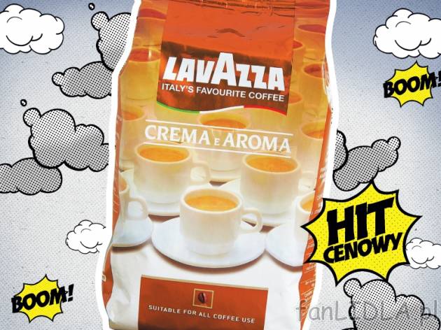 Lavazza crema e aroma lud espresso cremoso , cena 59,99 PLN za 1kg, 1 opak, PLN. ...