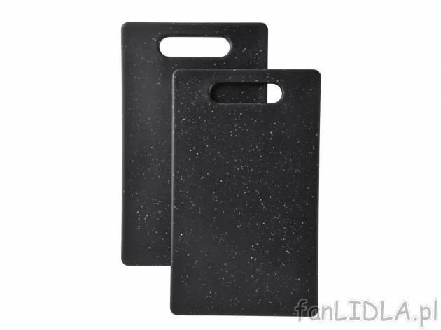 Zestaw 2 desek do krojenia , cena 19,99 PLN  
-  2 x ok. 25 x 15 cm