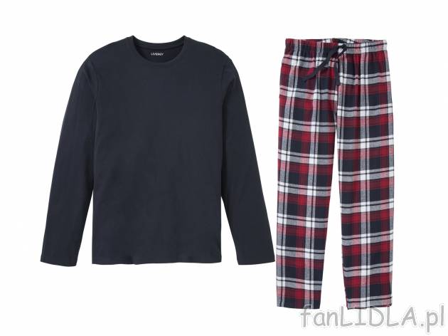 Piżama męska z ﬂanelowymi spodniami , cena 34,99 PLN 
- rozmiary: M-XXL
- ...