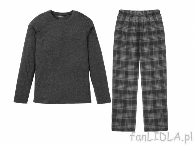 Piżama męska z ﬂanelowymi spodniami , cena 34,99 PLN 
- rozmiary: M-XXL
- ...