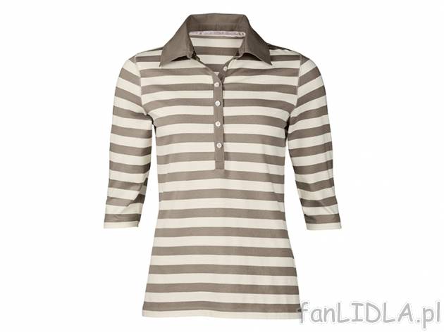 Koszulka polo Esmara, cena 22,99 PLN za 1 szt. 
- z miękkiego, pojedynczego jerseyu ...