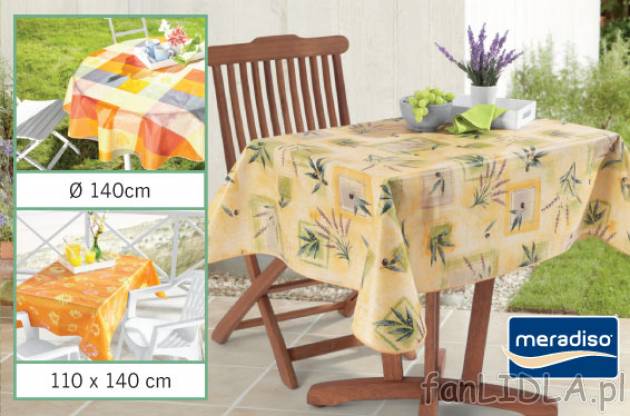 Obrus PVC cena 17,99PLN
- idealny do pomieszczeń i na zewnątrz
- łatwy w pielęgnacji, ...