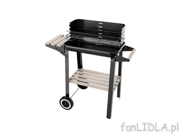 Grill na kółkach , cena 99 PLN 

- ok. 84 x 86 x 45 cm (szer. x wys. x gł.)
- ...