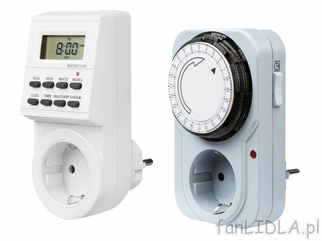 Zegar sterujący Silvercrest, cena 21,99 PLN za 1 szt. 
- mechaniczny lub cyfrowy
- ...