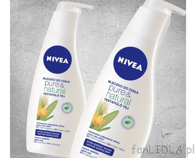 Nivea mleczko do ciała , cena 14,99 PLN za 400 ml/1 opak. 
-  400 ml/1 opak.
