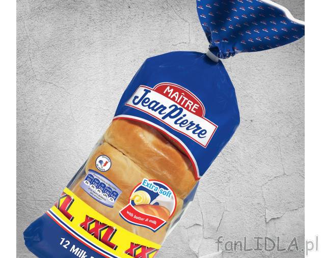 Bułeczki mleczne , cena 4,99 PLN za 420 g/1 opak. 
-  12 bułeczek.