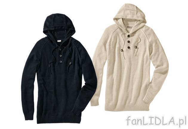 Sweter Livergy, cena 49,99 PLN za 1 szt. 
- beżowy lub granatowy 
- materiał: ...