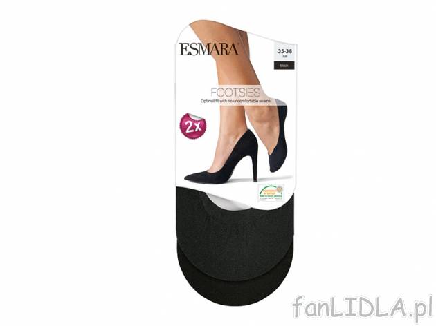 Skarpetki stopki 2 pary Esmara, cena 9,99 PLN za 1 opak. 
- 4 kolory do wyboru 
- ...
