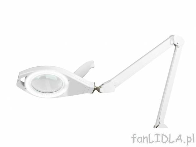 Lampa LED z lupą , cena 149,00 PLN 
- wysokiej jakości soczewka 120 mm, ze szkła ...