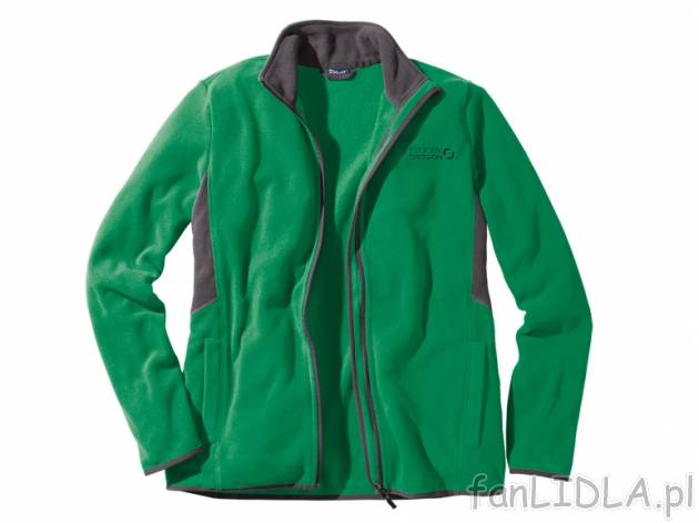 Męska bluza polarowa Crivit Sports, cena 34,99 PLN za 1 szt. 
- kołnierz na stójce ...