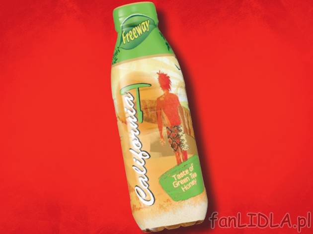 Herbata California , cena 1,99 PLN za 500 ml/1 opak., 1L=3,98 PLN.