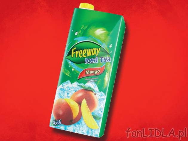 Herbata mrożona , cena 2,99 PLN za 1.5L/1 opak., 1L=1,99 PLN.