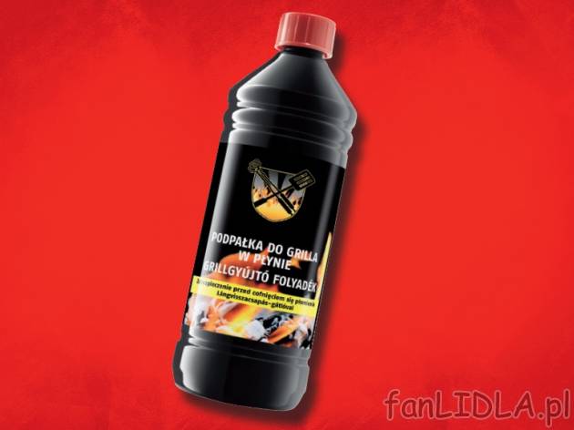 Podpałka do grilla w płynie , cena 9,99 PLN za 1L/1 opak.