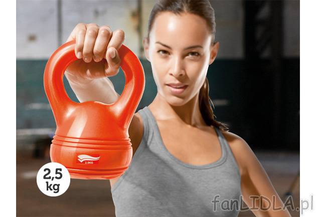 Ciężarek 2,5 kg Crivit Sports, cena 22,99 PLN za 1 szt. 
- do treningu siłowego ...