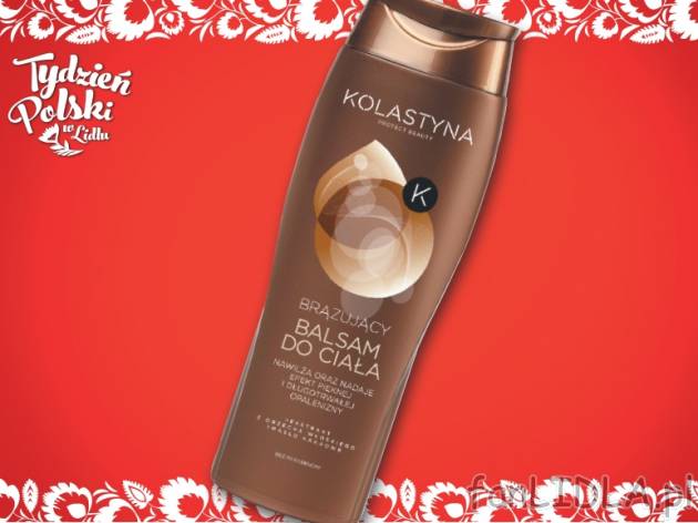 Balsam brązujący do ciała Kolastyna , cena 8,49 PLN za 250 ml/1 opak., 100ml=3,40 ...