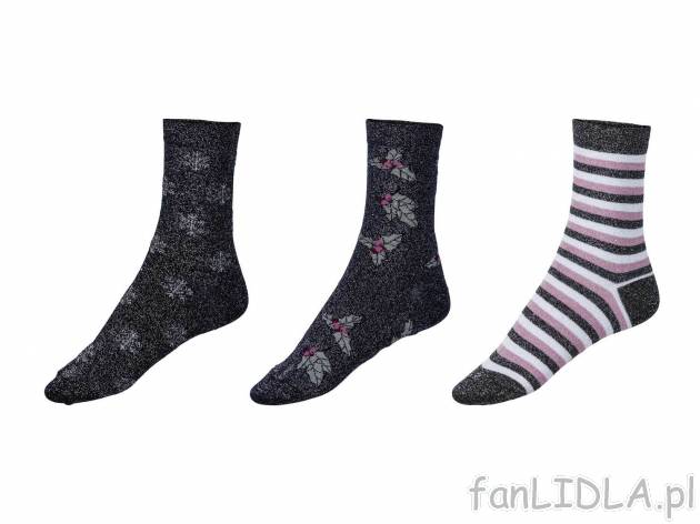 Skarpetki, 3 pary , cena 14,99 PLN  
-  rozmiary: 35-42